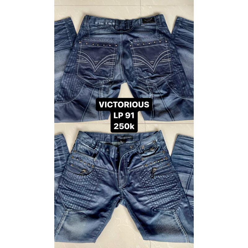 preloved victorious fading jeans second