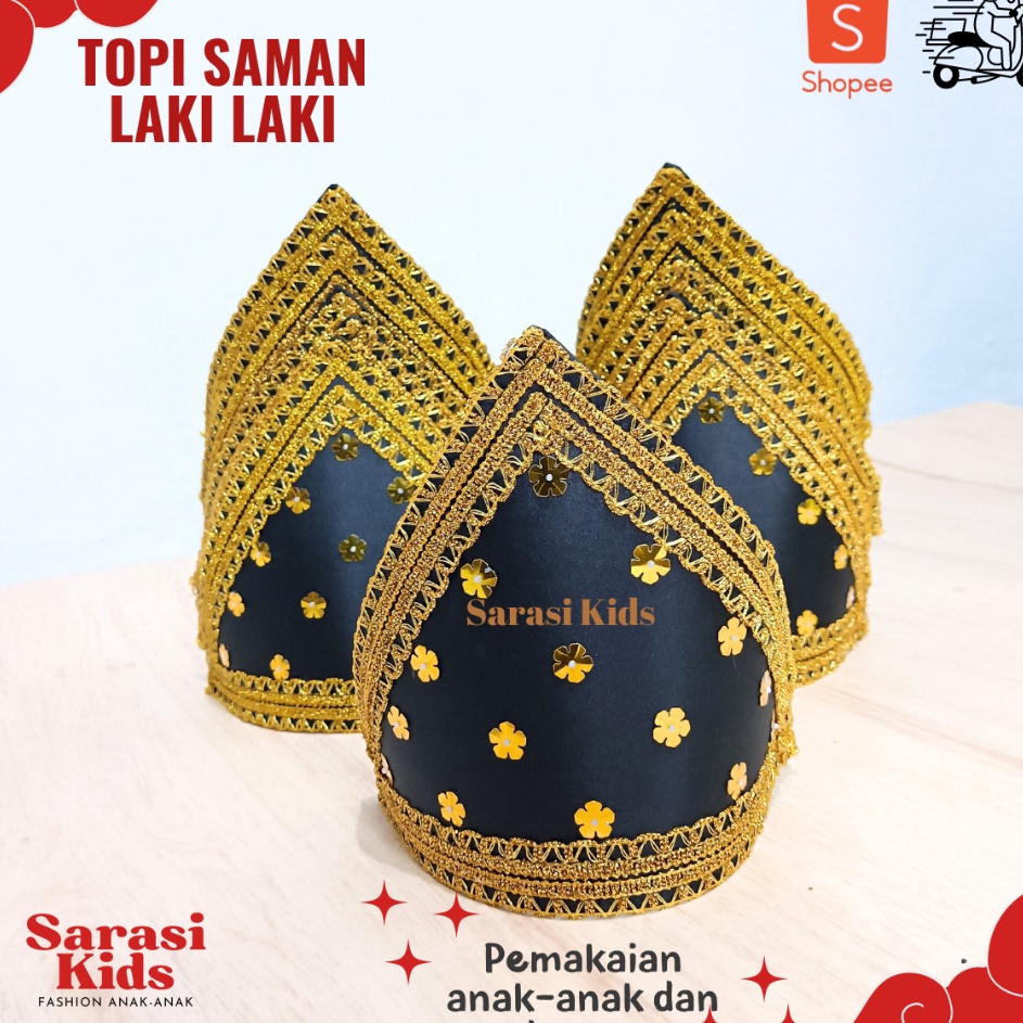 Get Voucher  Topi aceh laki topi saman topi aceh anak anak dewasa aceh asesoris tari aceh topi tari 