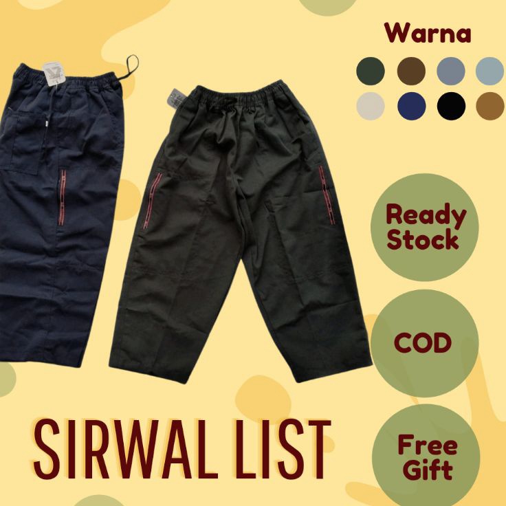 Kejutan Murah  Celana Sirwal List Az Zuhri Dewasa