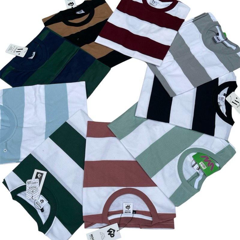KAOS SALUR / TSHIRT SALUR STRIPE / KAOS PRIA DISTRO / KAOS PRIA / KAOS DISTRO / KAOS DISTRO PRIA / K