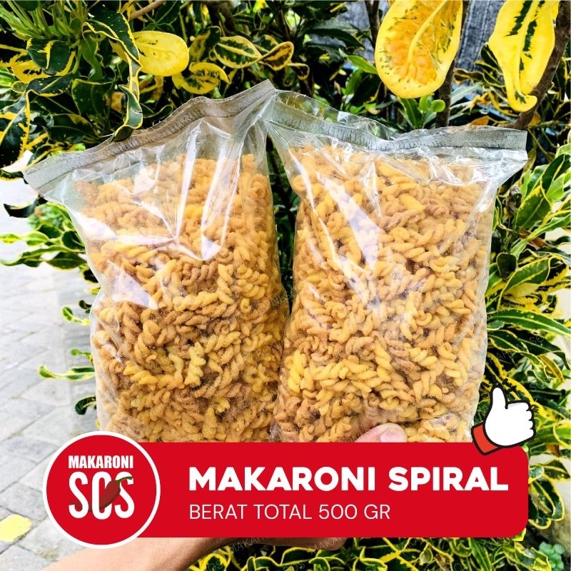 

Makaroni SOS - Makaroni Spiral Rasa Jagung Manis 500Gr