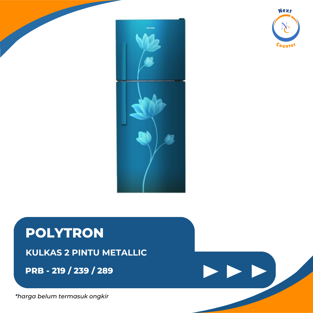 KULKAS 2 PINTU POLYTRON BELLEZA PRB 219 / PRB 239 / PRB 289