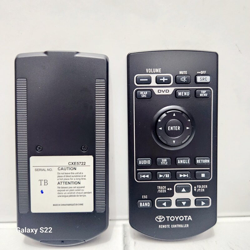 Remote Headunit Innova Reborn, Fortuner, Altis, Voxy thn 2015-2020 (head unit merek PIONEER) / Remot
