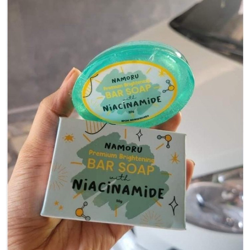 READY NAMORU  premium brigheting soap/sabun namoru bpom
