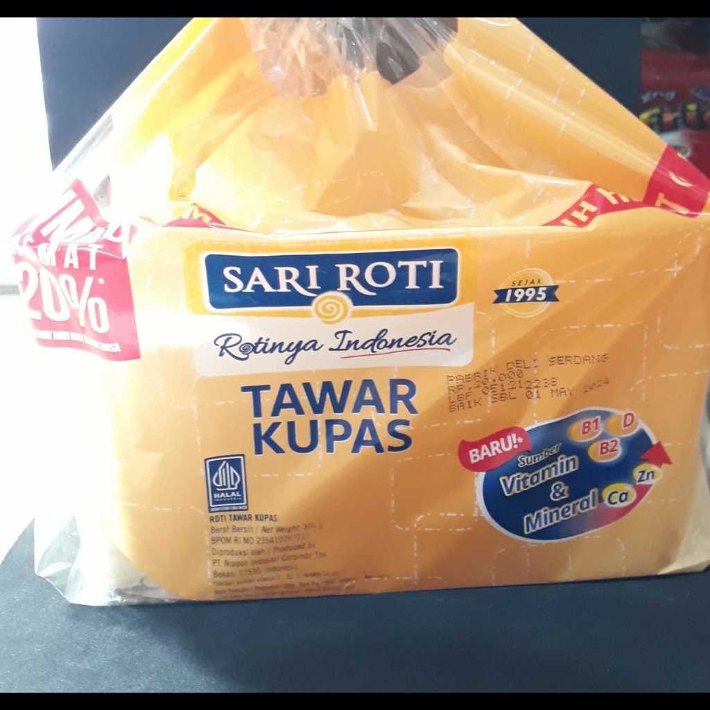 

SARI ROTI TAWAR KUPAS JUMBO 300G