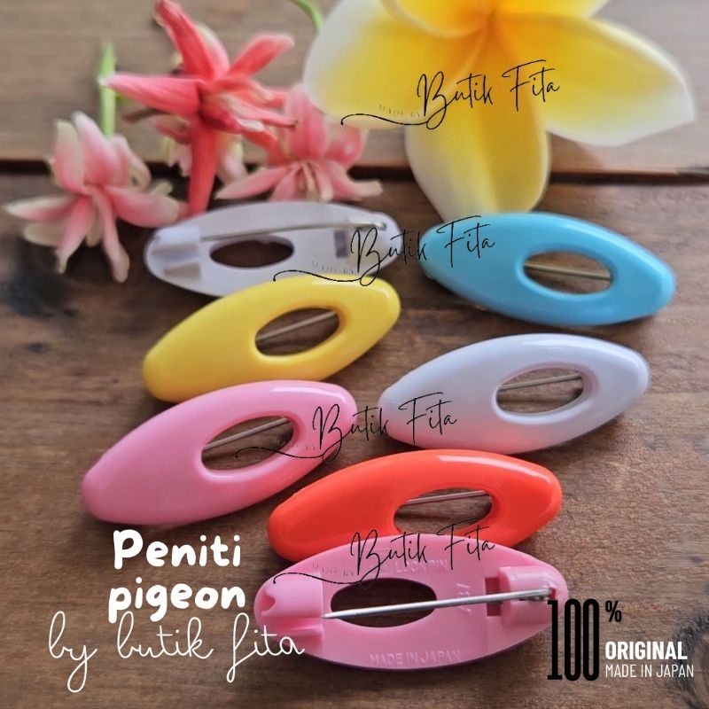 [ECER 1 PCS] Peniti Pigeon Lockpin Jepang / Peniti Dagu / Peniti Hijab Jepang / Peniti Pigeon Oval B