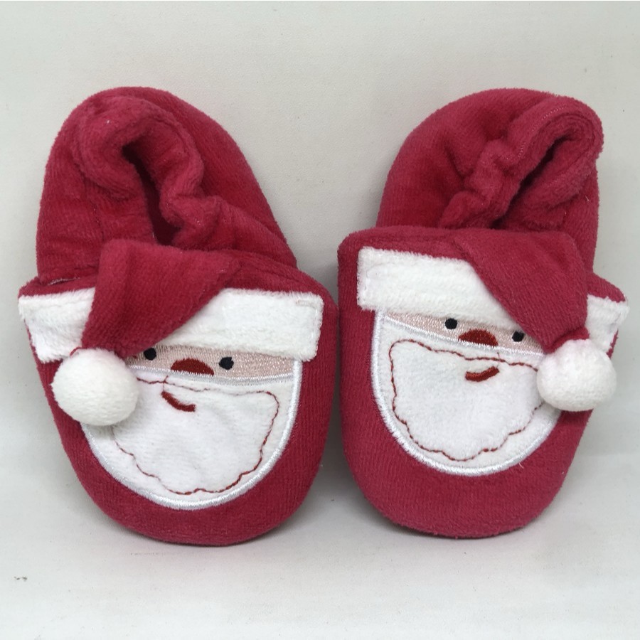 Sepatu Natal Anak Bayi Unisex Laki Perempuan Christmas Shoes Newborn