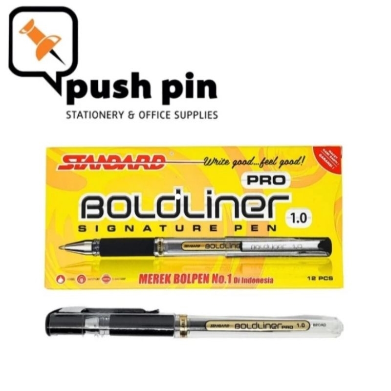 

Standard Pen / Pena / Pulpen Boldliner Pro