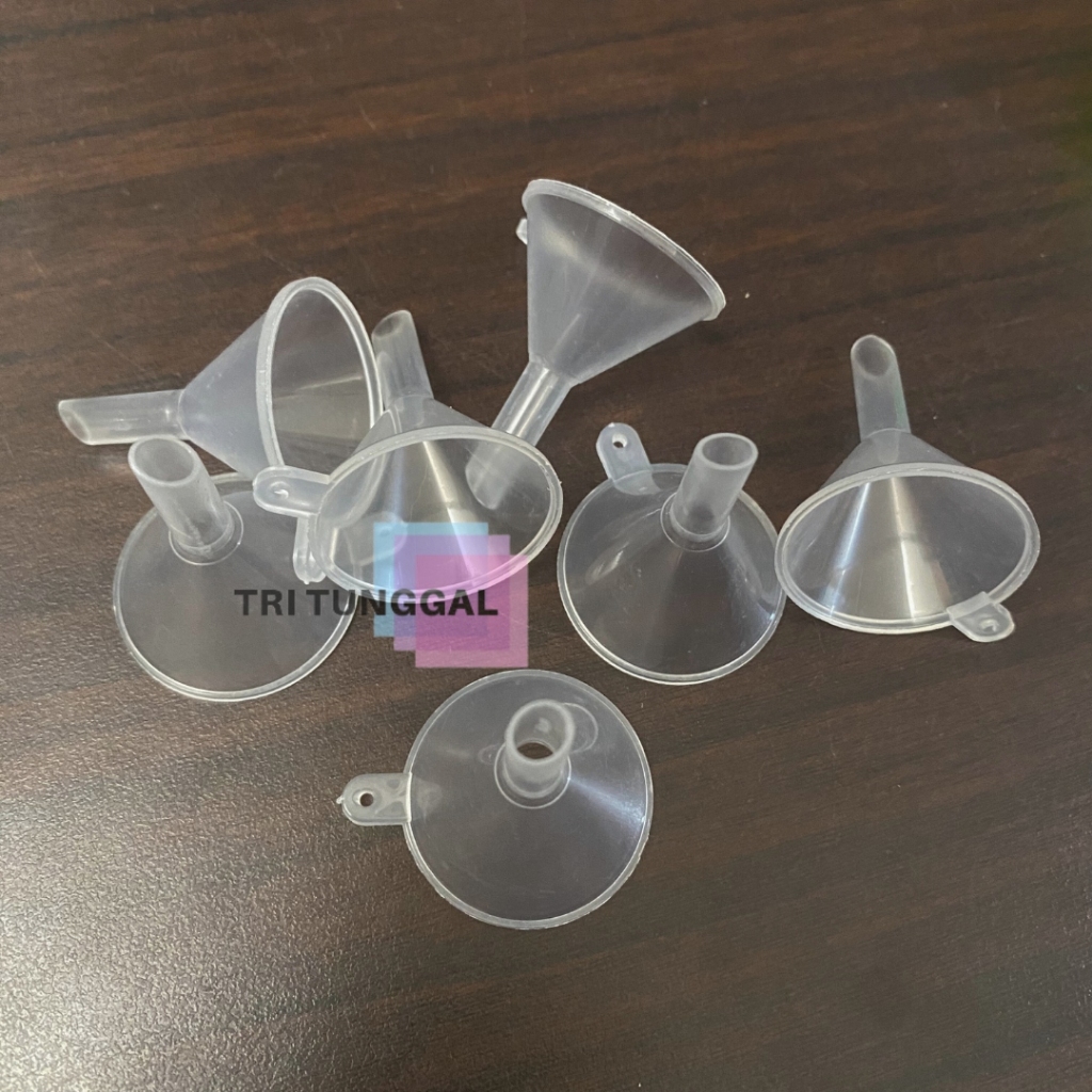 Corong Mini Bening Alat Botol Gelas Transparan Minyak Media Wadah Bensin Minyak Air Water Oil Liquid
