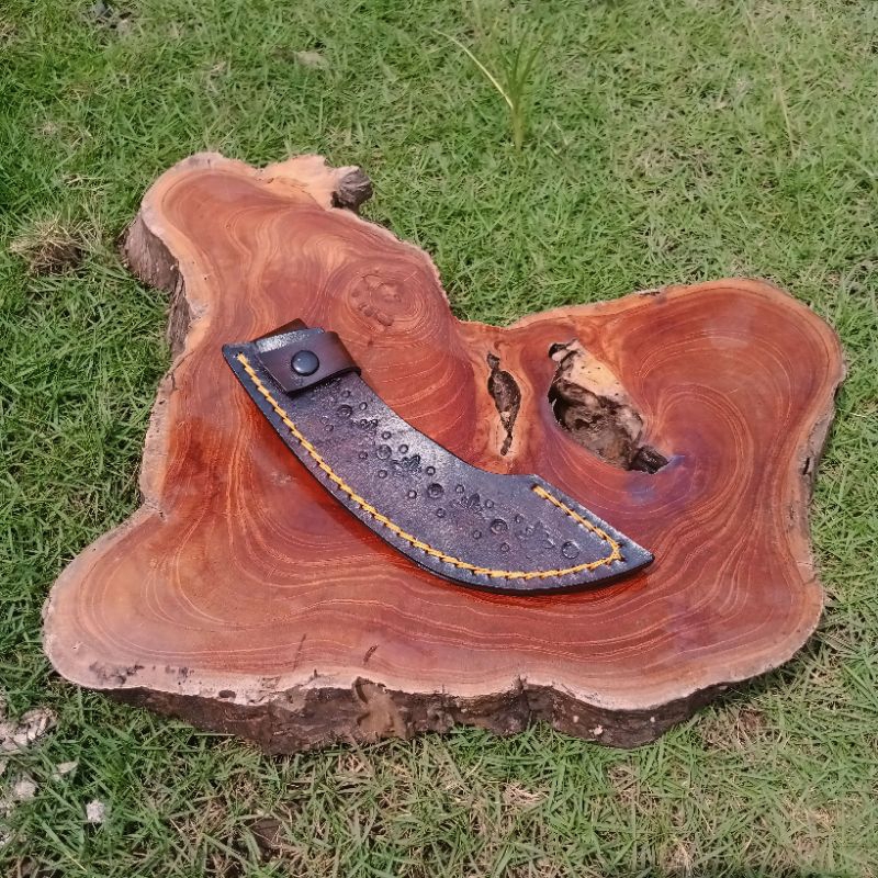 Sarung Pisau Skinning Tramontina 6 Inch / Pisau Seset Kulit Tramontina 6" kulit sapi asli premium