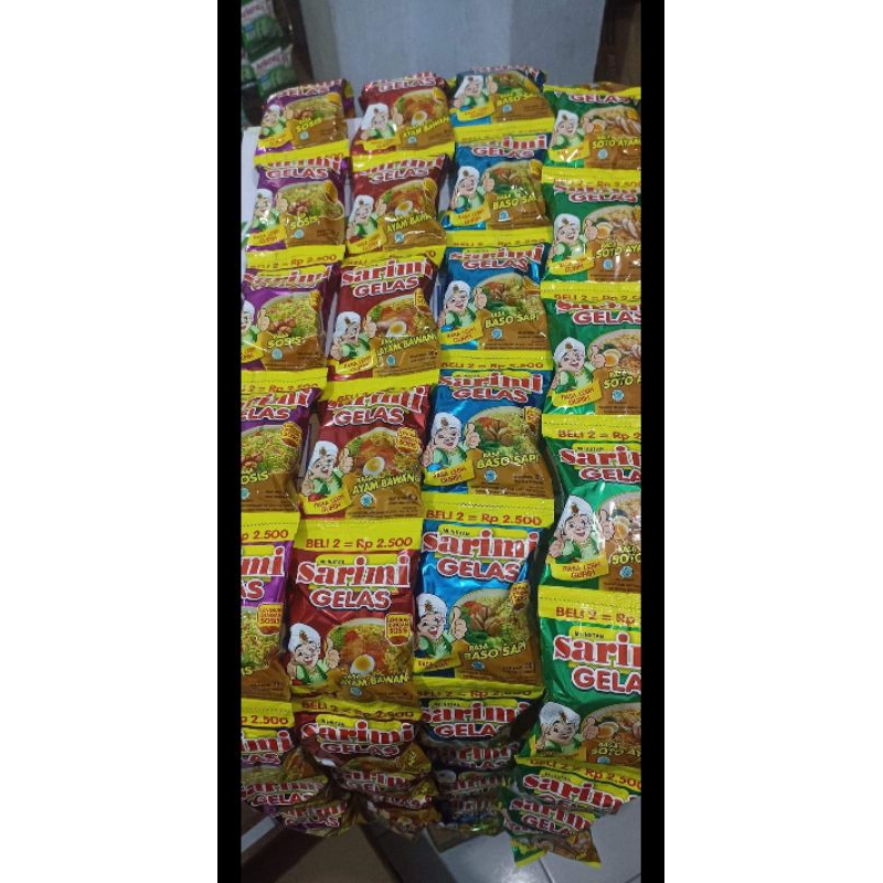 

Sarimi gelas 30g × 10 pcs