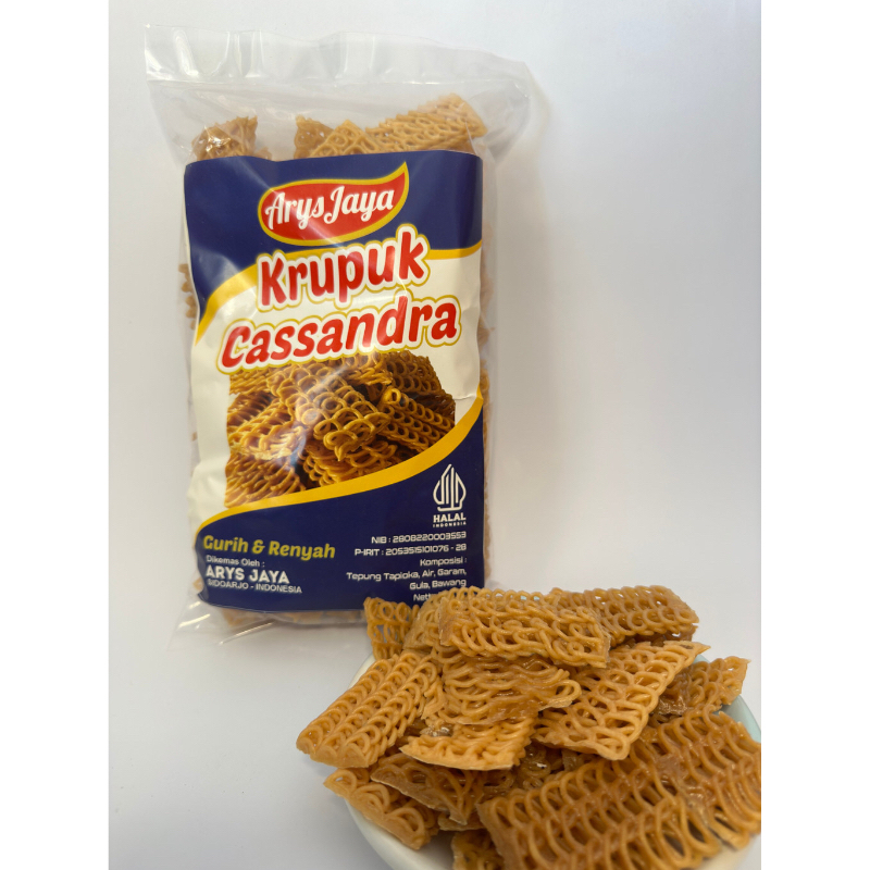 

MURAH [ 500 gr ] Kerupuk Cassandra - Kerupuk Mentah