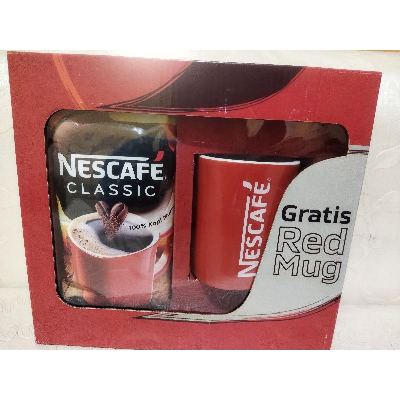 

NESCAFE CLASSIC 90 GRAM + MUG / PAKET KOPI NESCAFE + MUG / NESCAFE FREE MUG / KOPI NESCAFE GRATIS MUG / KOPI NESCAFE / NESCAFE