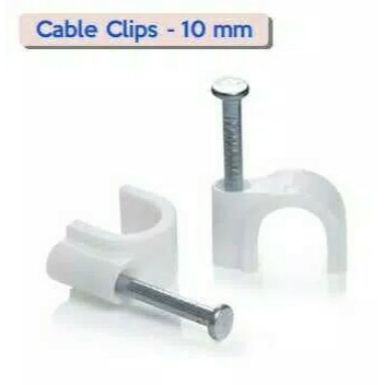 Klem Kabel 10mm + Paku Beton