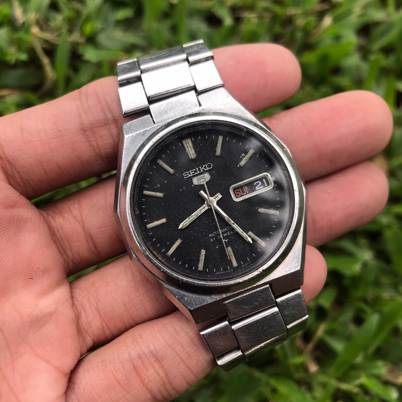 jam tangan Seiko 5 Automatic pria vintage jadul kuno japan