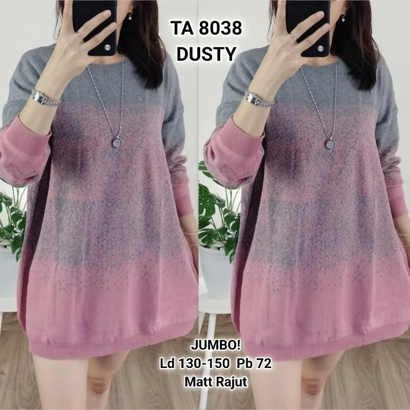 BLOUSE JUMBO WANITA LD 130-150 SIZE XXXL RAJUT PREMIUM MOTIF TERBARU PAKAIAN WANITA BAJU ATASAN OVER