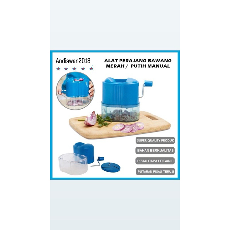 ALAT IRIS BAWANG MANUAL PENGHALUS BAWANG PERAJANG BAWANG