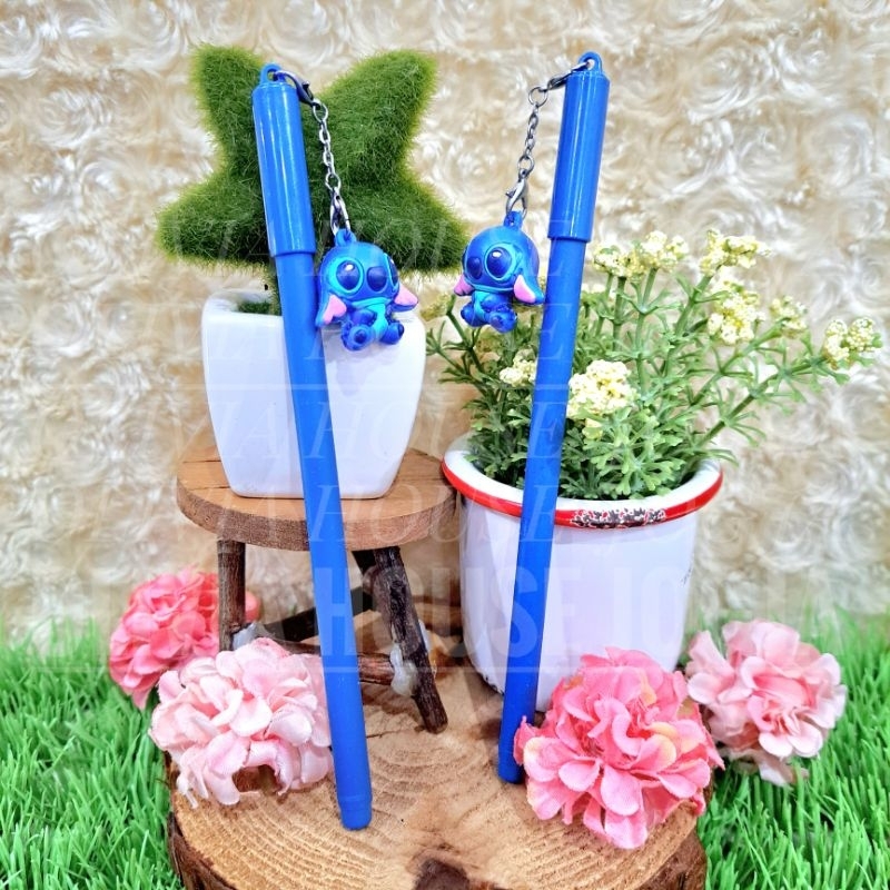 

Bolpoin Stitch Gantungan Hiasan 0.5 Bolpoint Stitch Hiasan Gantung Pena Stitch Biru Stitch Pen Biru