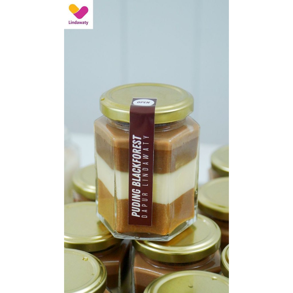 

Puding In Jar Black Forest Dapur Lindawaty