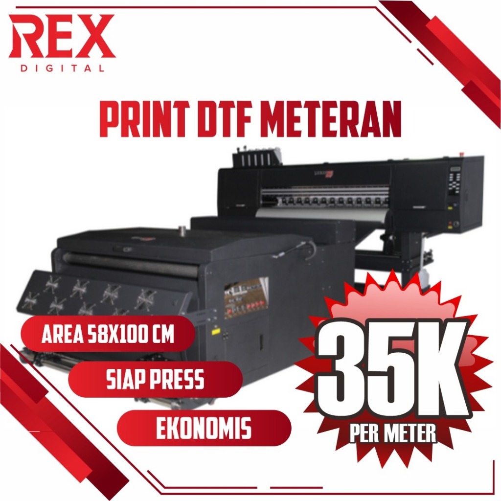 

EKONOMIS !! Cetak DTF Meteran / Sablon Digital / Print DTF Termurah !!