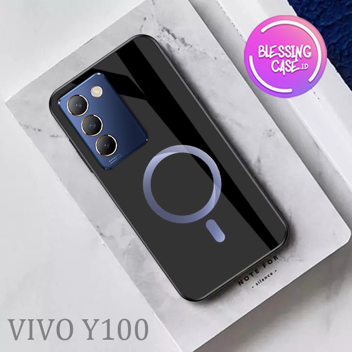 [BSC-33] Softcase Glass kaca Vivo Y100 - [Kamera Protect] Vivo Y100 - pelindung hp Vivo Y100  Softca