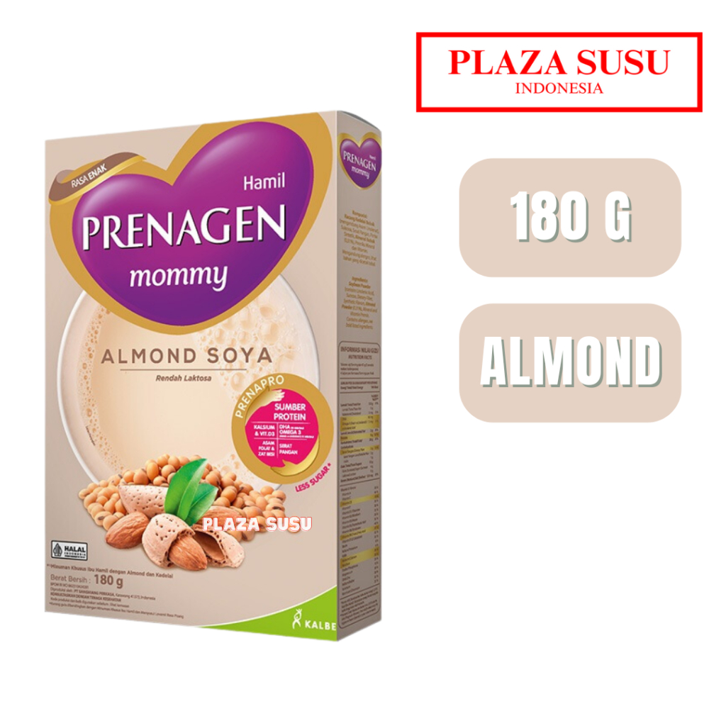 PRENAGEN MOMMY ALMOND SOYA 180 G SUSU MASA KEHAMILAN