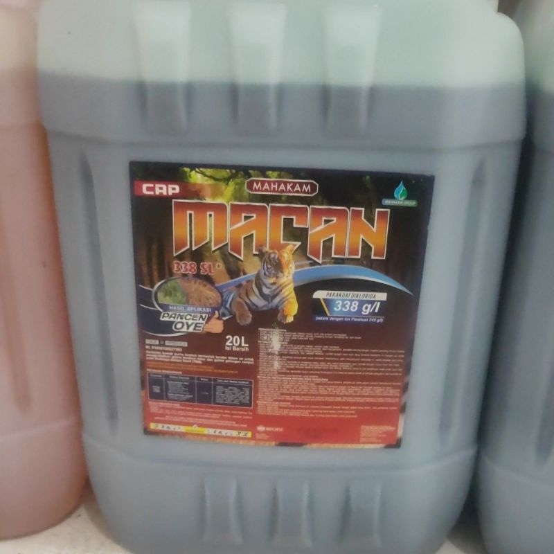Racun rumput cap Macan 338 SL 20 Liter