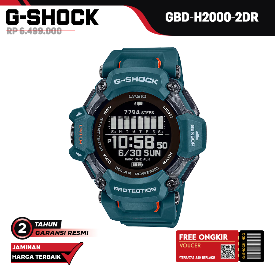 Jam Tangan Pria Casio G-Shock GBD-H2000-2DR