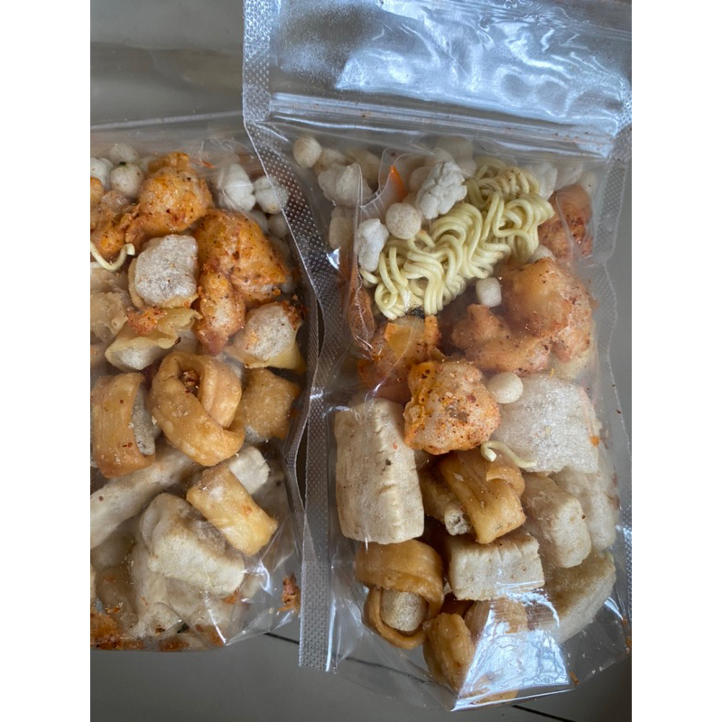 

seblak aci + bumbu . untuk 2 porsi