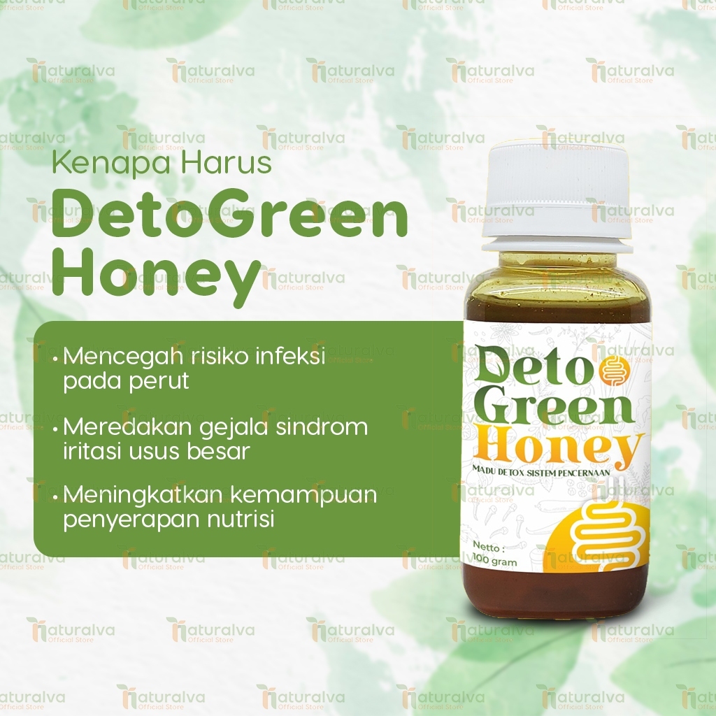 

MAR DetoGreen Teh Sistem Pencernaan Herbal dan Madu untuk Detox dan Diet Sehat Menurunkan Berat