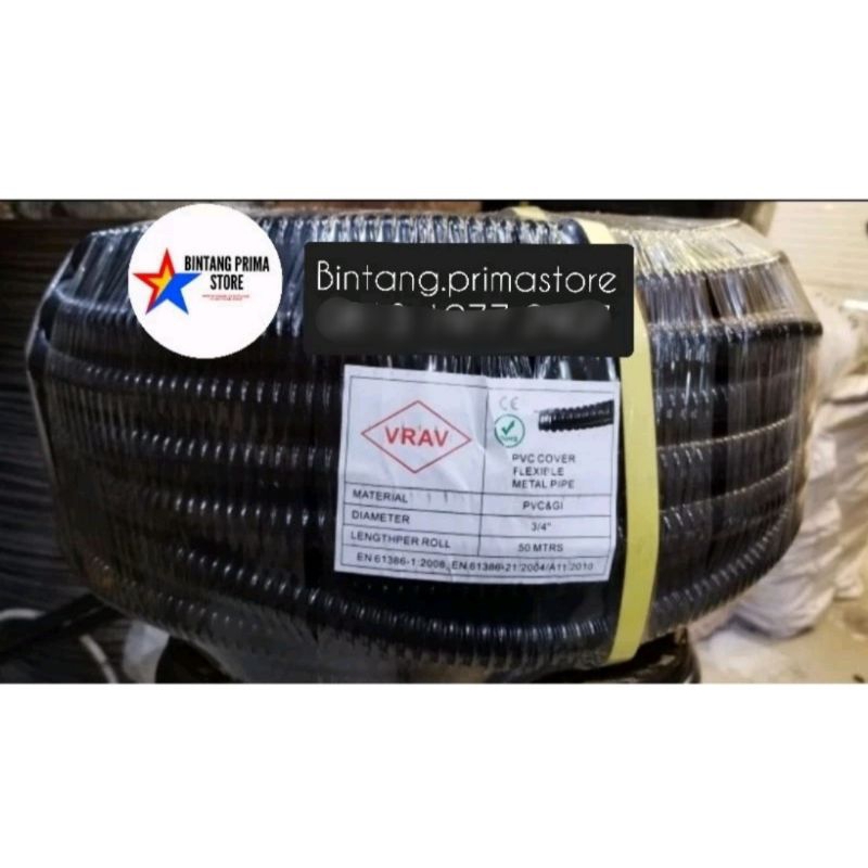 Flexible Metal Conduit / Fleksibel Konduit / Anaconda 3/4"