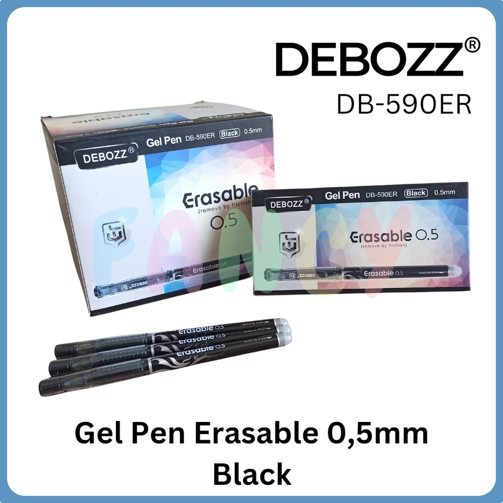 

BOLPOIN / BALLPOINT / PULPEN GEL / PEN GEL / PEN DEBOZZ DB590ER ERASABLE BISA DIHAPUS