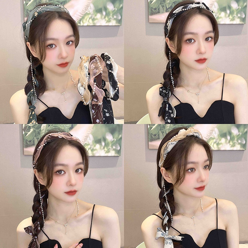 KODE G23D Caliloops Bando Bandana Kepang Tali Ikat Korean Style Dewasa Megan