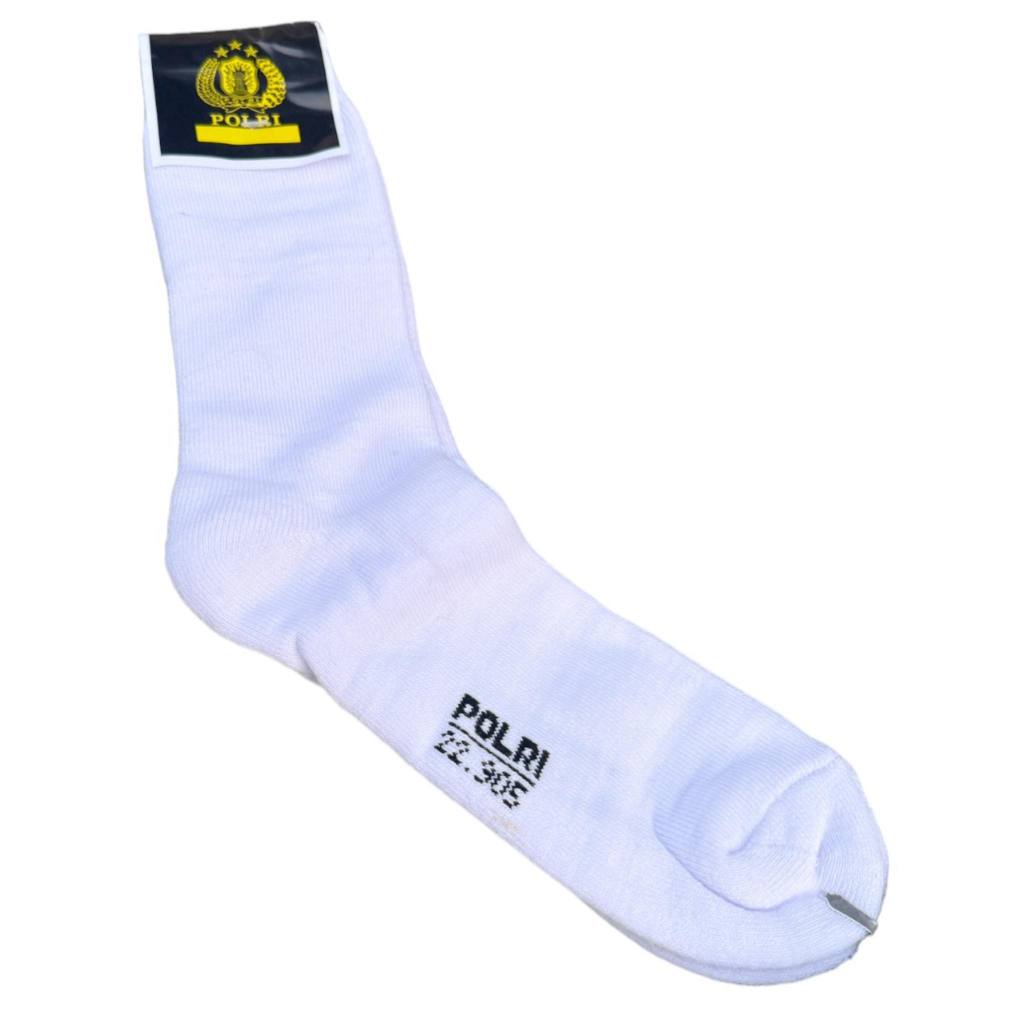 Kaos Kaki PDL Jatah Polri Hitam / Putih