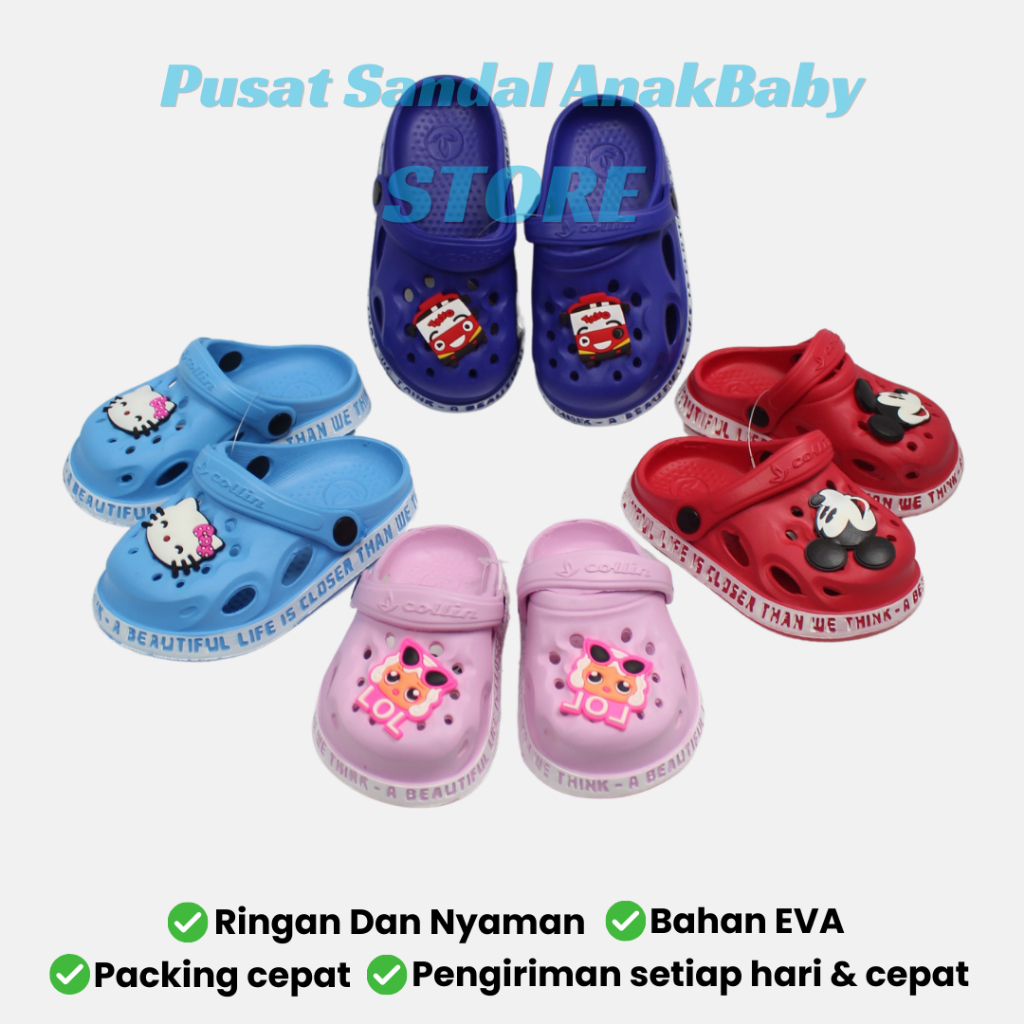 Promo Sendal Anak Collin Berkualitas Bagus