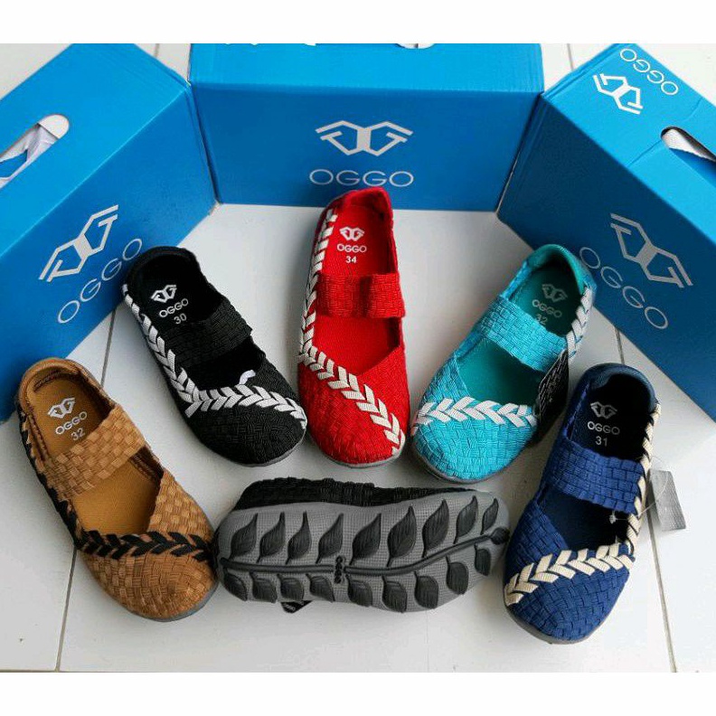 sepatu rajut anak perempuan OGGO junior 26 for kids size 335 ART P7K3