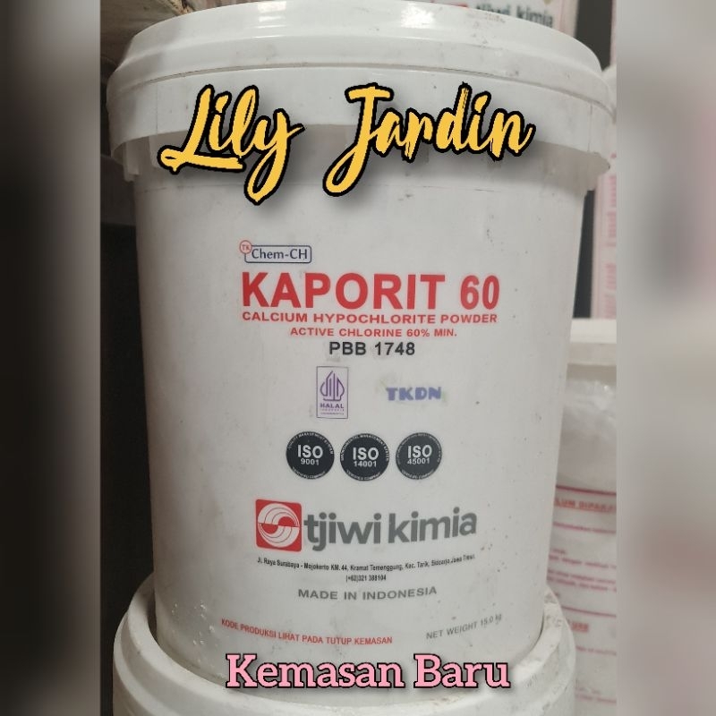 Kaporit Bubuk / Caporit Powder 60% - 1 Pail