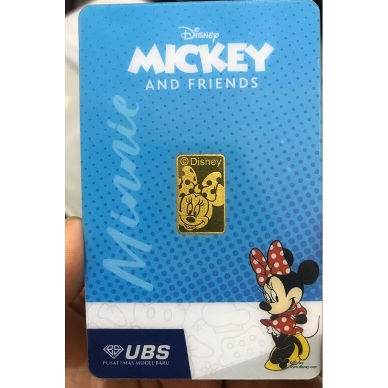 UBS LOGAM MULIA 2Gram ( EDISI MINNIE MOUSE )