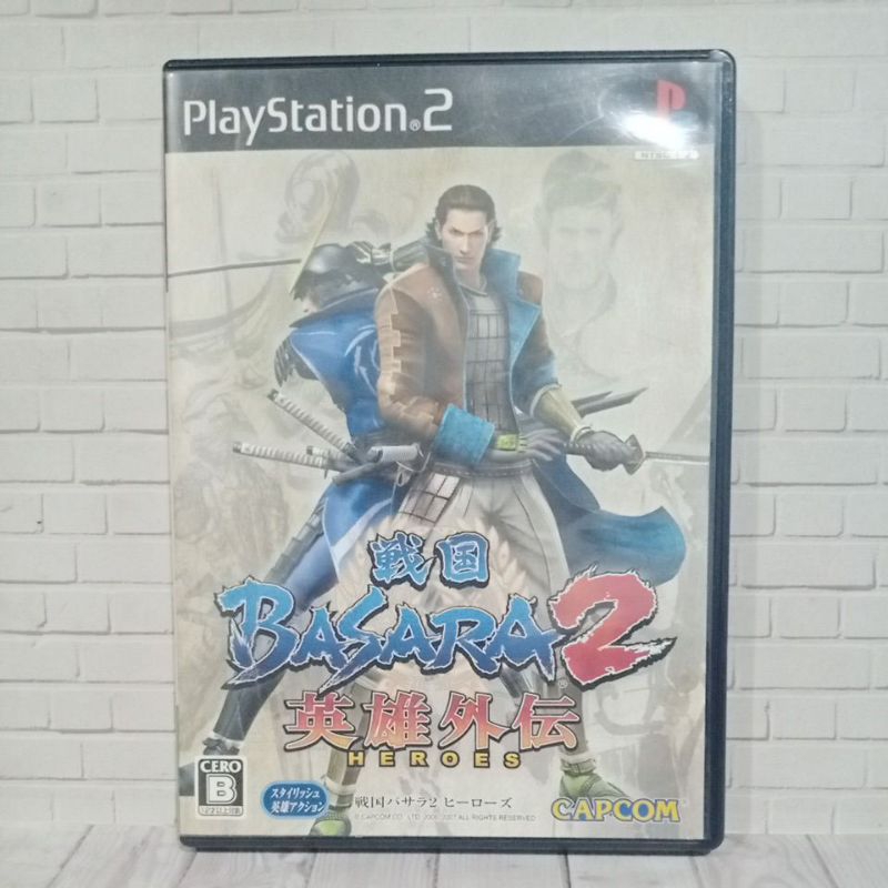 Cd Original Ps2 Basara 2 Heroes Jpn Bahasa Jepang Lengkap Manual book