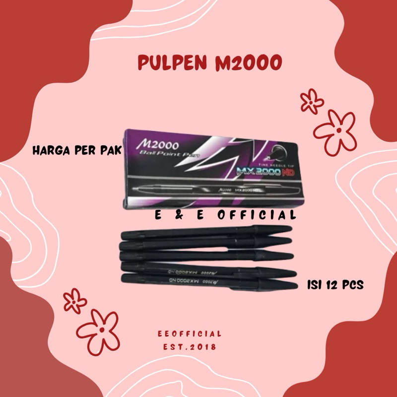 

PULPEN MX2000 BLACK / PEN MX2000 HITAM