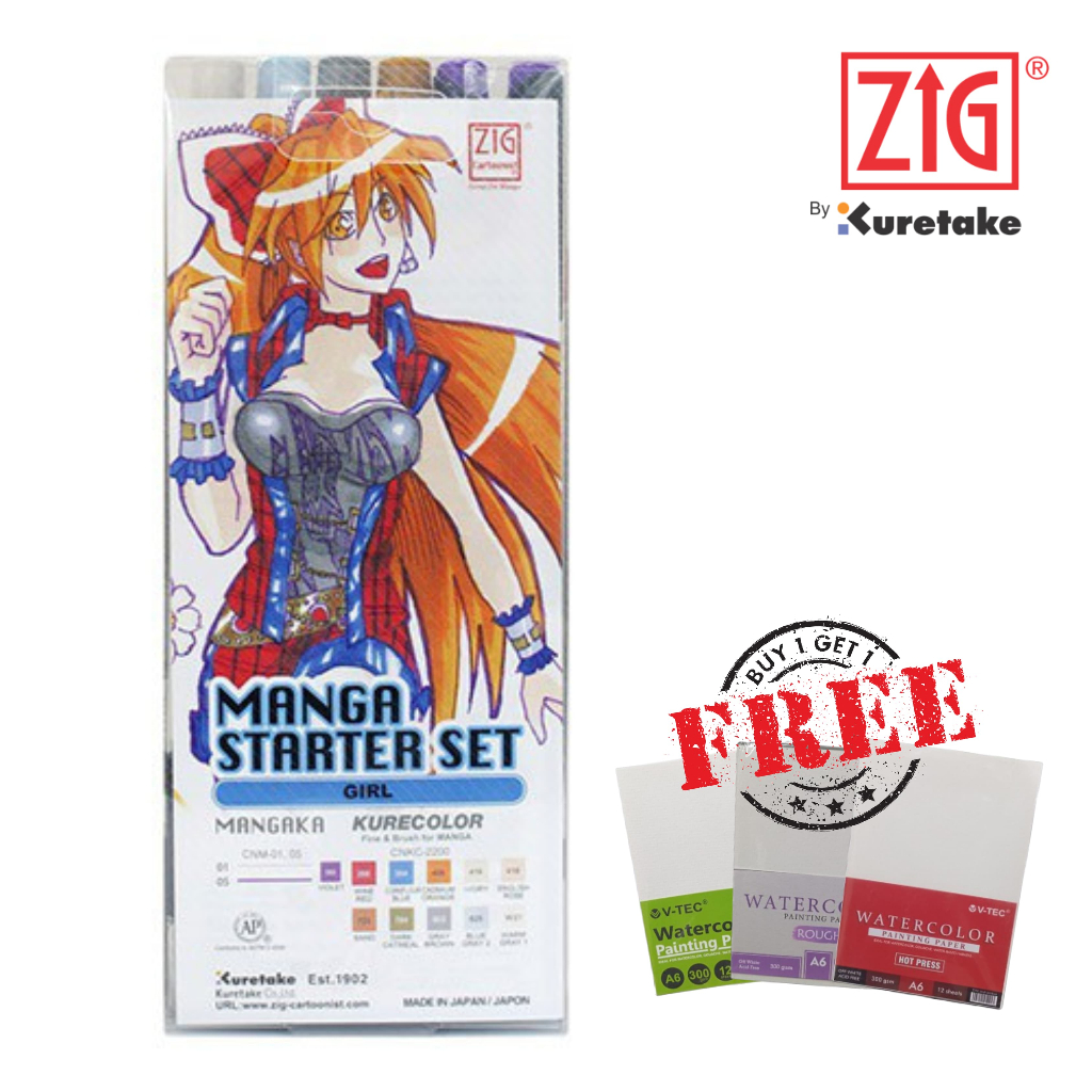 

ZIG CARTOONIST MANGA STARTER SET