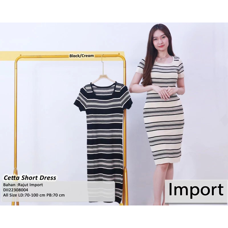 DRESS RAJUT SALUR IMPORT
