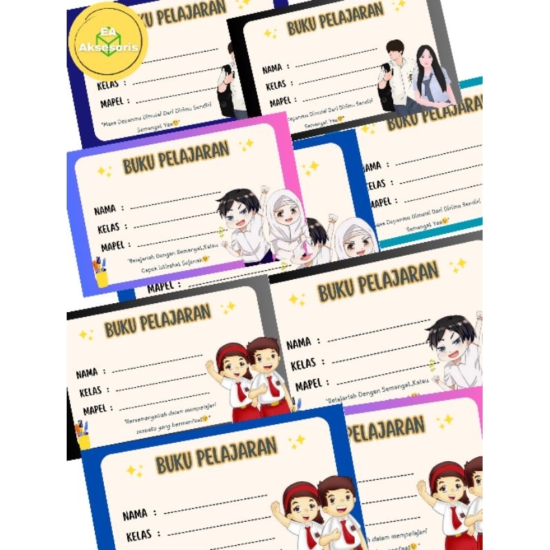 

Label Mapel Bio Sekolah Keren Tinggal Tempel 10pcs Rp.5000
