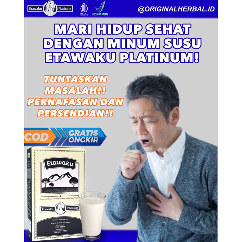 

Etawaku Platinum Susu Kambing Etawa 3x Lebih Ampuh Atasi Masalah Pernafasan Sesak Nafas Asma Dan Nyeri Pada Tulang Sendi