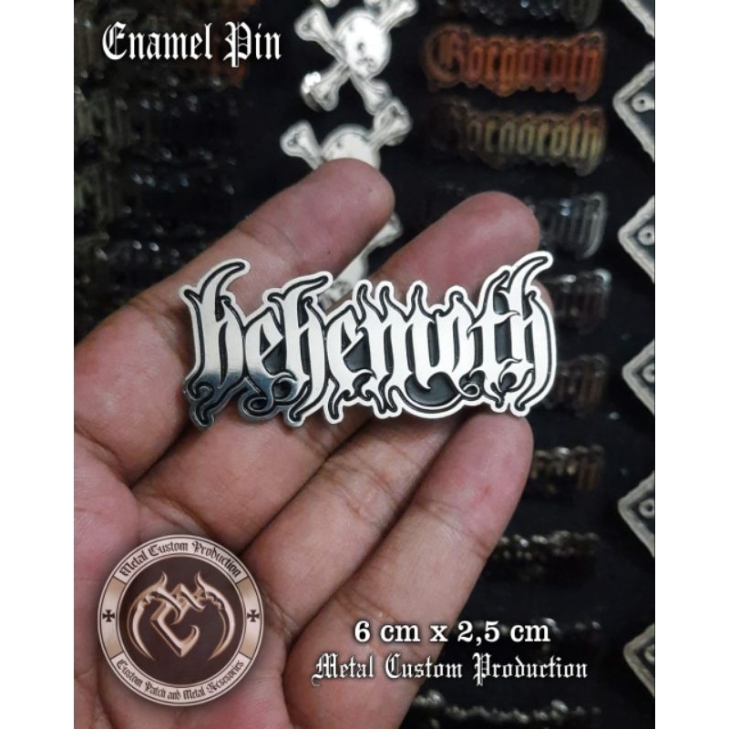 Enamel Pin Badge Metal Behemoth / Pin Badge / Pin Band