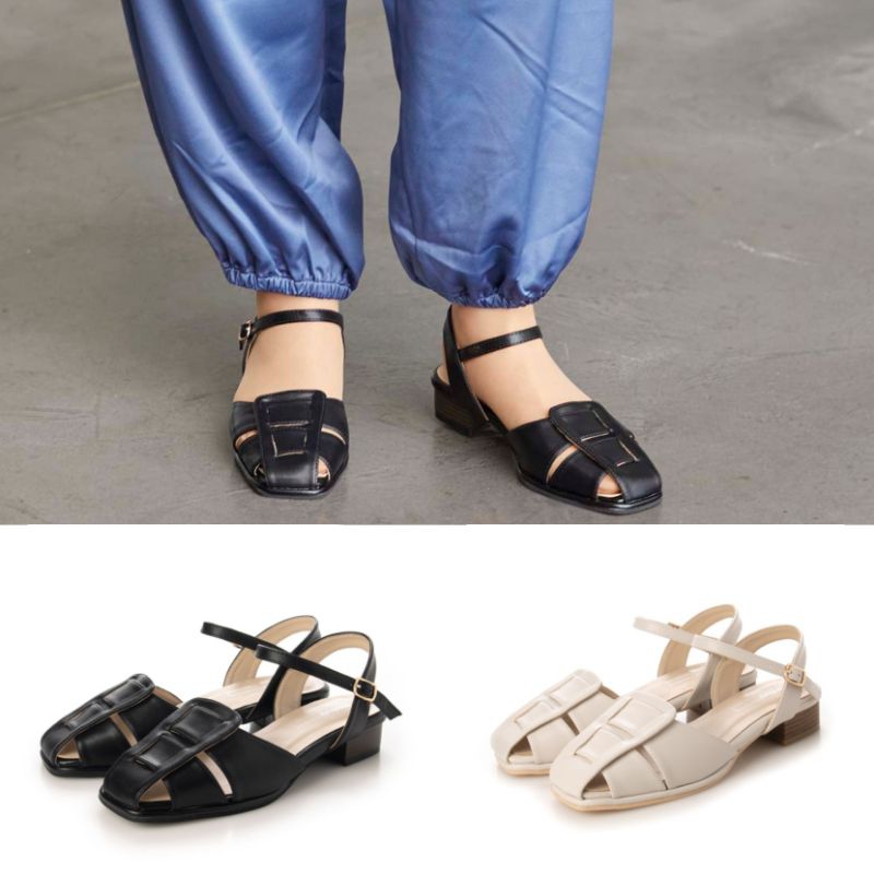 Sandal ZARA Leather Strappy Heels Shoes