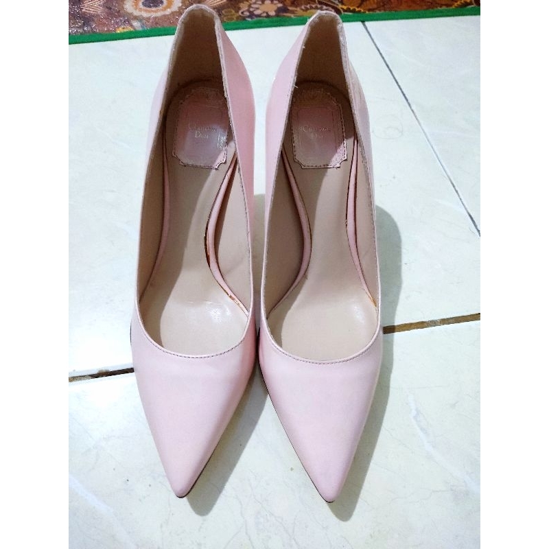 Dior Pump Baby Pink Heels (Preloved)