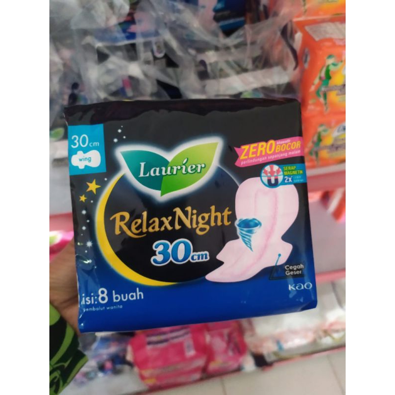 Laurier pembalut Relax night sayap