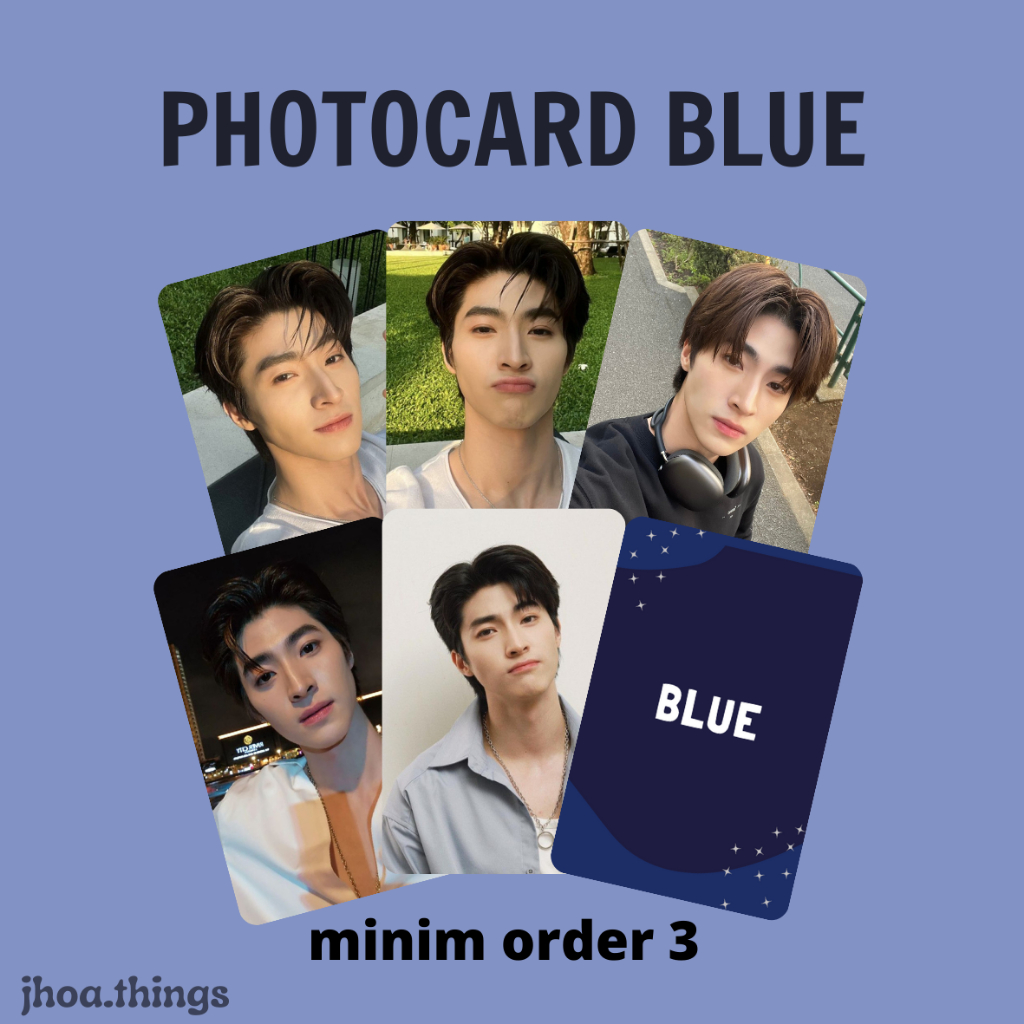 [UNOFFICIAL] PHOTOCARD BLUE PONGTIWAT THAI ACTOR KEYCHAIN BAGCHARM MERCH