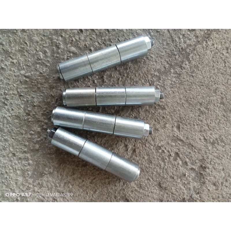 Engsel tengah pintu lipat sliding garasi ornamen aksesoris pagar besi